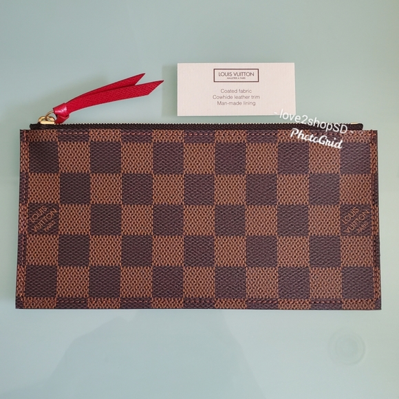 Louis Vuitton Pochette Felicie Zippered Insert Monogram Brown Recluse Paul Smith
